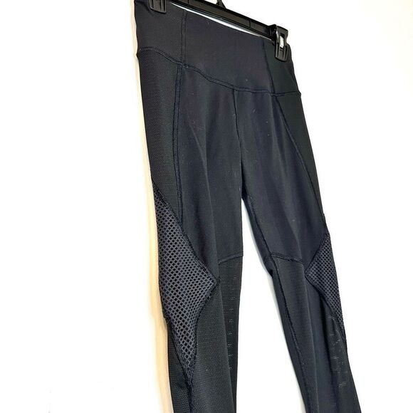 VSX Victoria's Secret Sport High Waisted Mesh Panel Knock Out Leggings Black XS - Picture 4 of 7